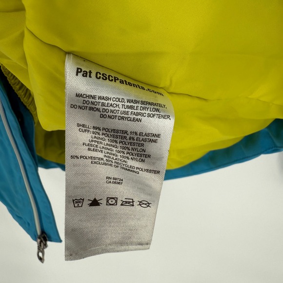 Columbia Omniheat Titanium Ski Jacket Youth XS Blue Hooded Waterproof Snow - Picture 10 of 12